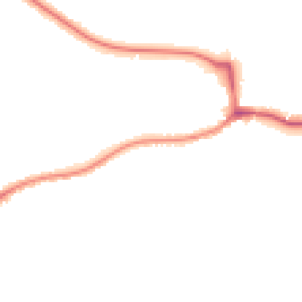 Night-time road noise heatmap for NR7 0SP