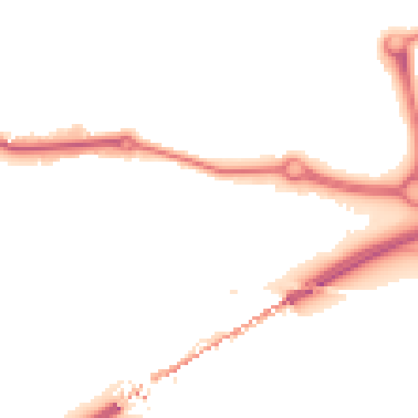 Night-time road noise heatmap for NR7 0TB