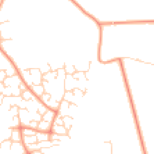 Daytime road noise heatmap for NR7 0ZF