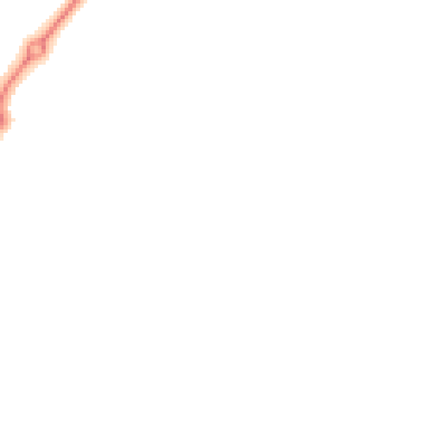Night-time road noise heatmap for NR7 8DN