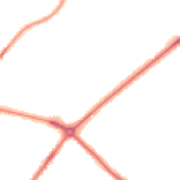 Night-time road noise heatmap for NR7 8DP