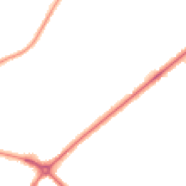 Night-time road noise heatmap for NR7 8EP
