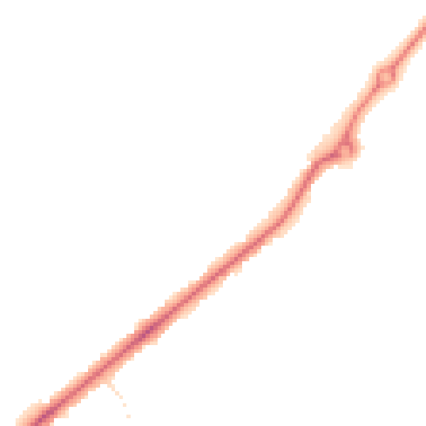 Night-time road noise heatmap for NR7 8ET