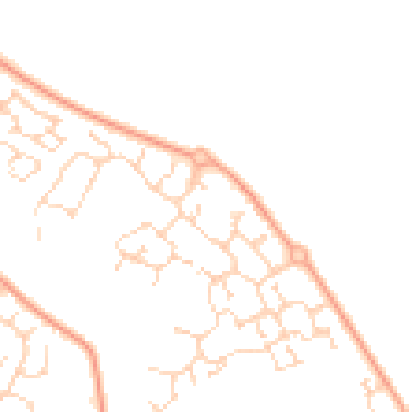 Daytime road noise heatmap for NR7 8FL