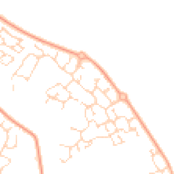 Daytime road noise heatmap for NR7 8FN