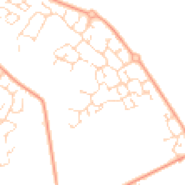 Daytime road noise heatmap for NR7 8FZ