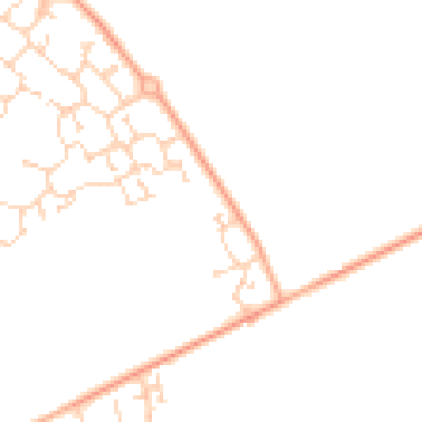 Daytime road noise heatmap for NR7 8GF