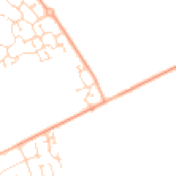 Daytime road noise heatmap for NR7 8GG