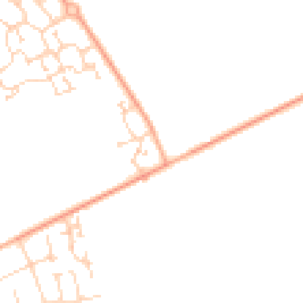 Daytime road noise heatmap for NR7 8GH