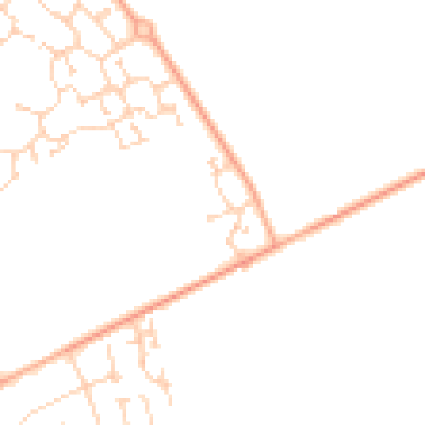 Daytime road noise heatmap for NR7 8GJ