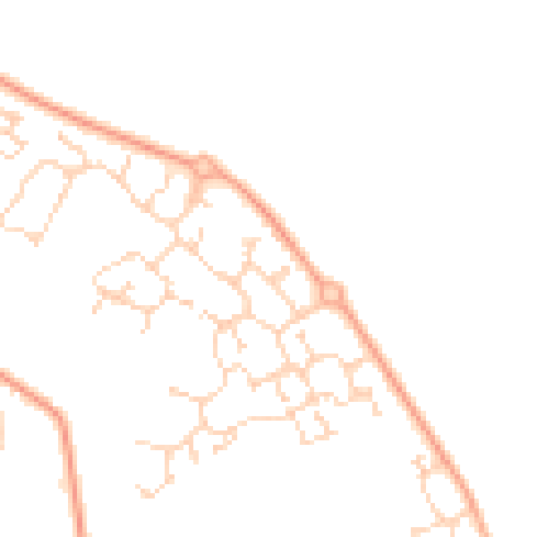 Daytime road noise heatmap for NR7 8GQ