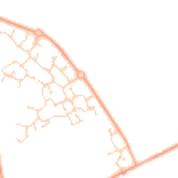 Daytime road noise heatmap for NR7 8GS