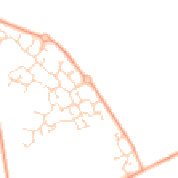 Daytime road noise heatmap for NR7 8GT