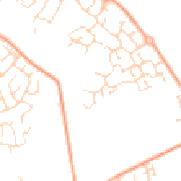 Daytime road noise heatmap for NR7 8GX