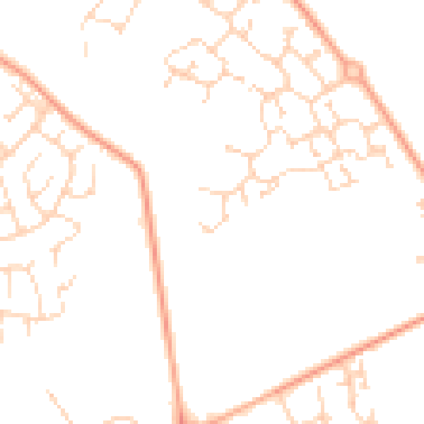 Daytime road noise heatmap for NR7 8GZ