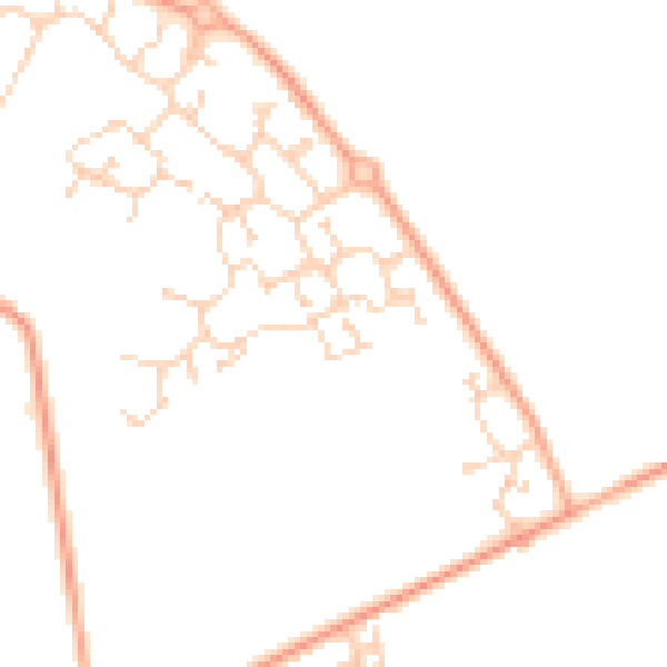 Daytime road noise heatmap for NR7 8US