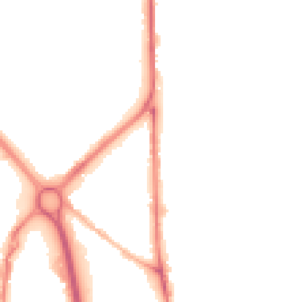 Night-time road noise heatmap for OL1 2HG
