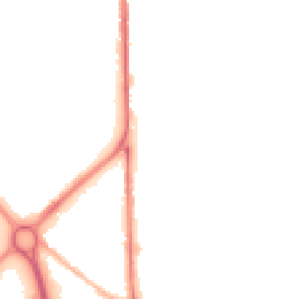Night-time road noise heatmap for OL1 2LP