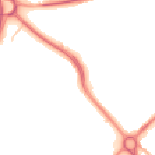 Night-time road noise heatmap for OL1 2PS