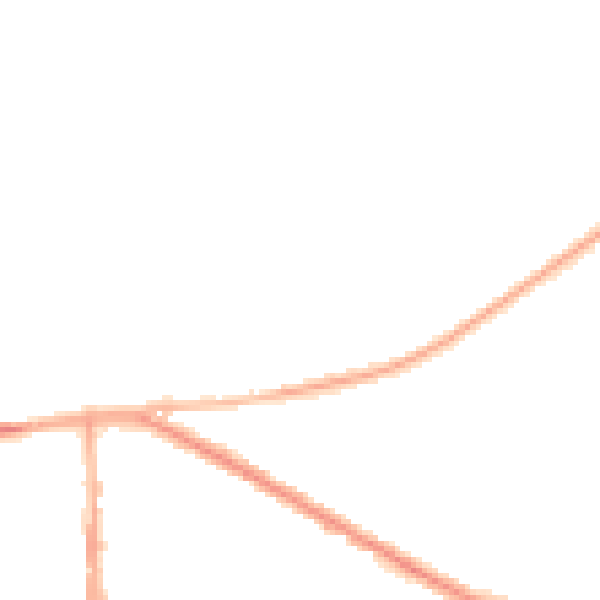 Night-time road noise heatmap for OL1 2TX