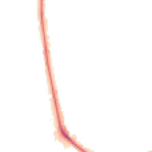 Night-time road noise heatmap for OL1 4AT