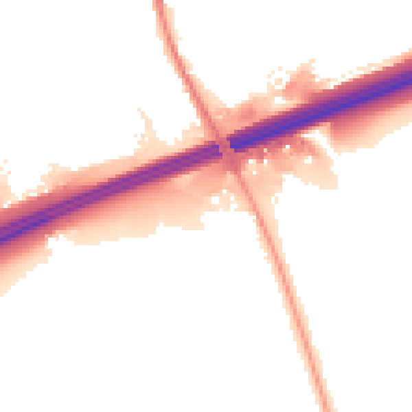 Night-time road noise heatmap for OL11 2BA