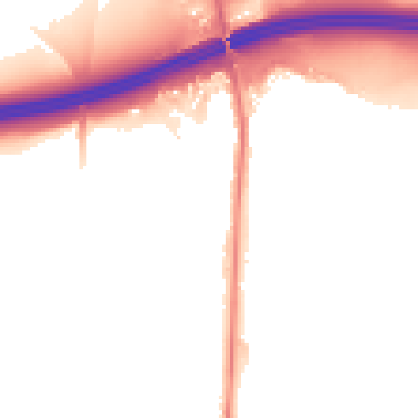 Night-time road noise heatmap for OL11 2YA