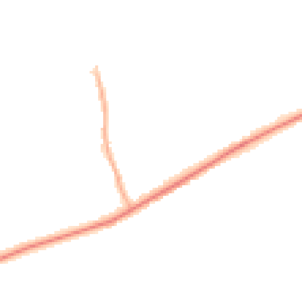 Night-time road noise heatmap for OL11 5JB