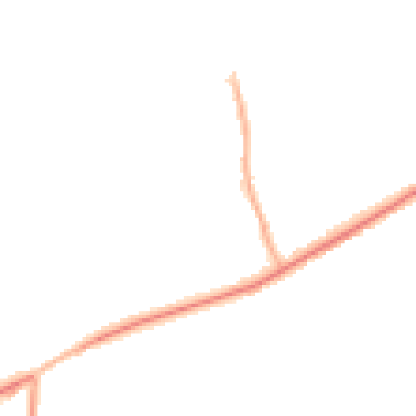 Night-time road noise heatmap for OL11 5PG