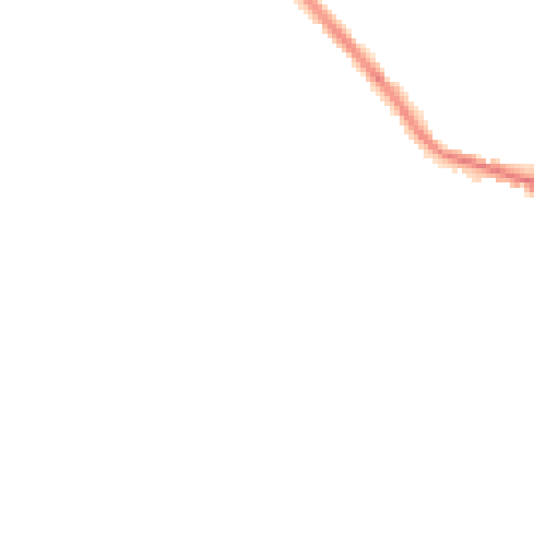 Night-time road noise heatmap for OL11 5RJ