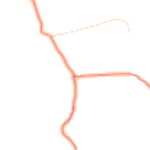 Daytime road noise heatmap for OL11 5UR