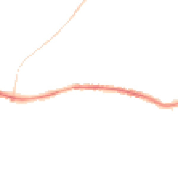Night-time road noise heatmap for OL11 5YY