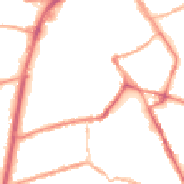 Night-time road noise heatmap for OL16 1FB