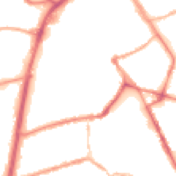 Night-time road noise heatmap for OL16 1FF