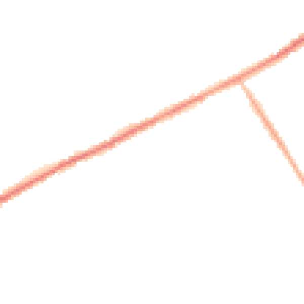 Night-time road noise heatmap for OL16 2SB