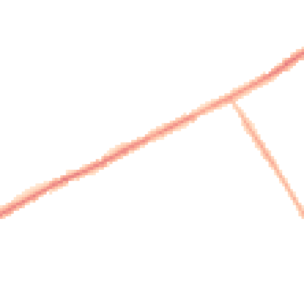 Night-time road noise heatmap for OL16 2SF