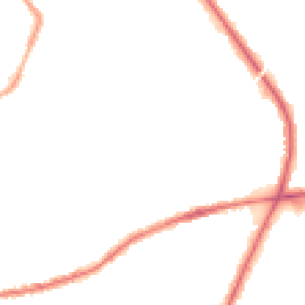 Night-time road noise heatmap for OL16 2YX