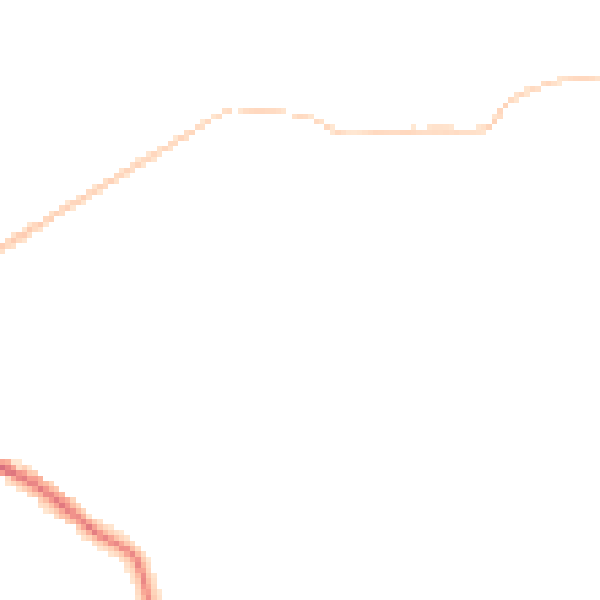 Night-time road noise heatmap for OL16 3RQ