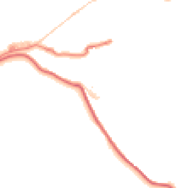 Daytime road noise heatmap for OL16 3TG