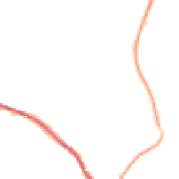 Night-time road noise heatmap for OL16 3XD