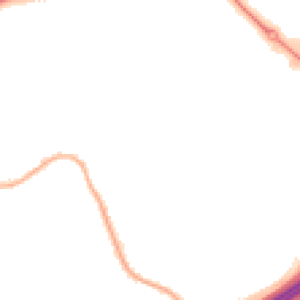 Night-time road noise heatmap for OL16 4RR