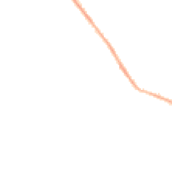 Night-time road noise heatmap for OL2 7LJ