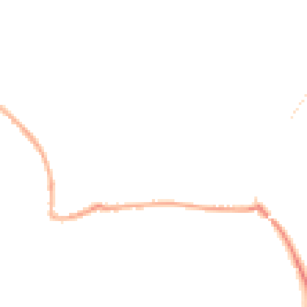 Night-time road noise heatmap for OL3 5AB