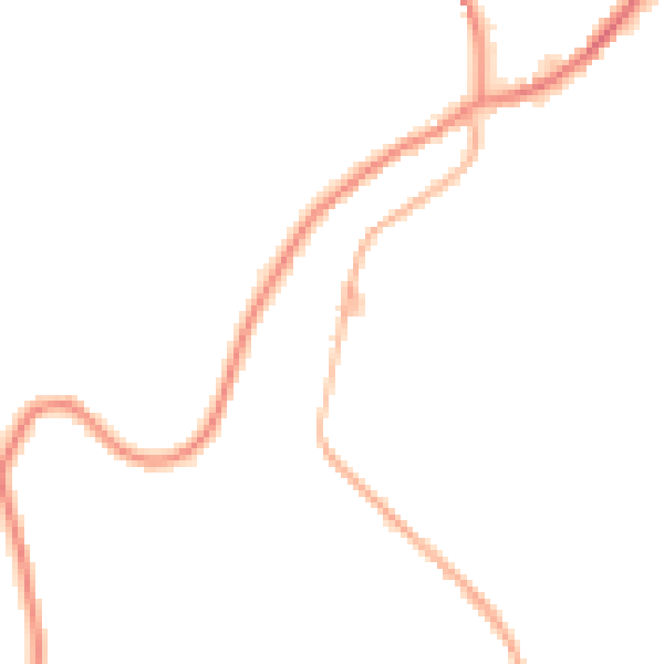 Night-time road noise heatmap for OL3 5BY