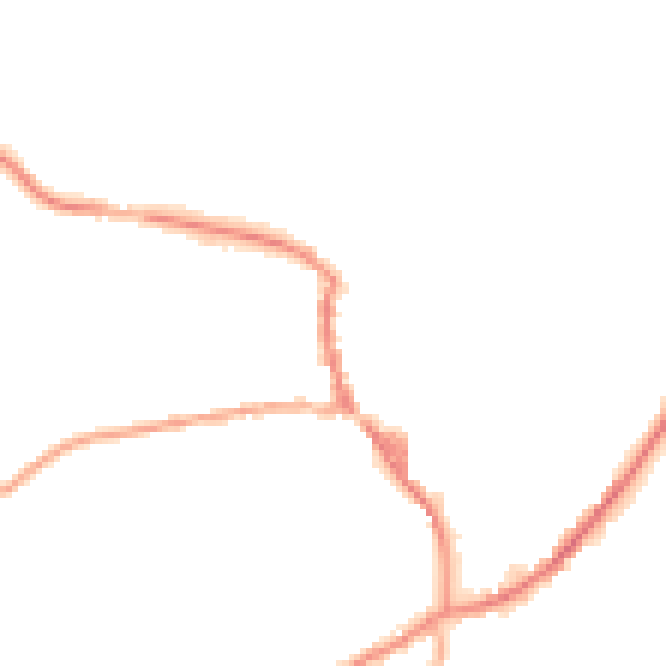 Night-time road noise heatmap for OL3 5DH