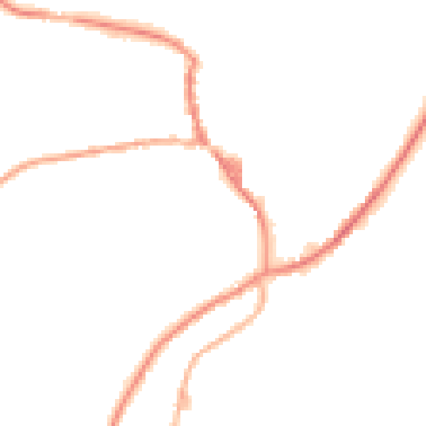 Night-time road noise heatmap for OL3 5DY