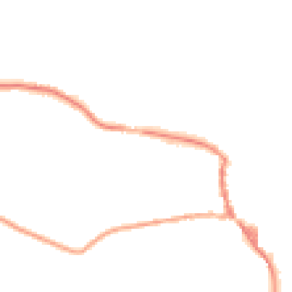 Night-time road noise heatmap for OL3 5EZ