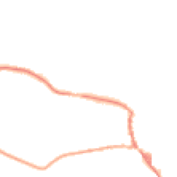 Night-time road noise heatmap for OL3 5HD
