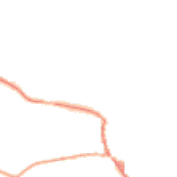 Night-time road noise heatmap for OL3 5HL