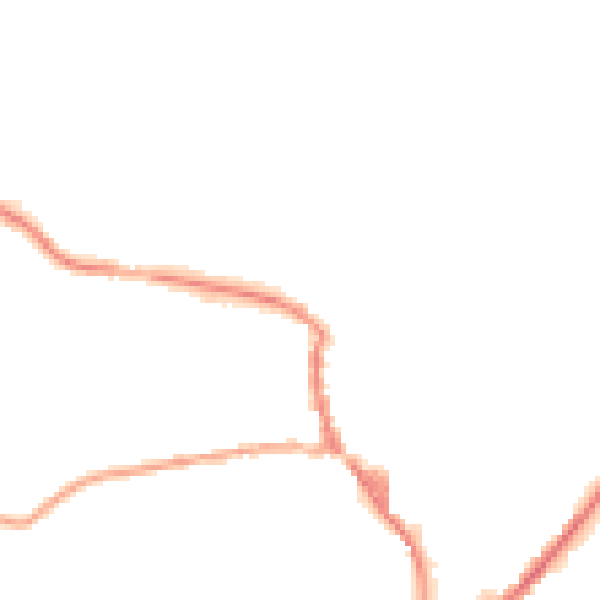 Night-time road noise heatmap for OL3 5HN